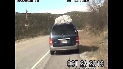 New Mexico state police traffic stop and ensuring chase