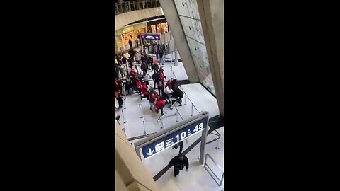 🇫🇷Riot breaks out at Paris airport as illegals try to stop a deportation