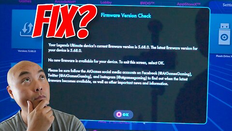 One Sauce Firmware FIX For Legends Ultimate Arcade? 🤯