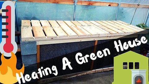 Heating a green house (part 3) (Hybrid aquaponic system)