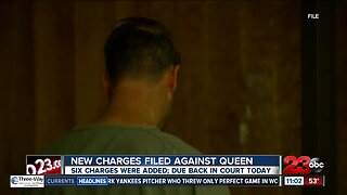 New charges filed against Matthew Queen