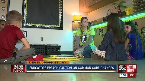 Local school districts react to Gov. DeSantis executive order to eliminate Common Core