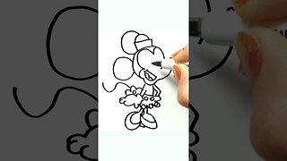 How to Draw and Paint Minnie Mouse