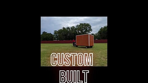 Amazing Shed Delivery - Small Custom Building in Oklahoma