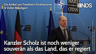 Kanzler Scholz ist noch weniger souverän als das Land, das er regiert. Klinkhammer & Bräutigam | NDS