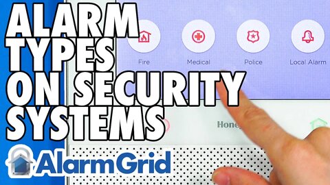 Different Alarm Types on Security Systems