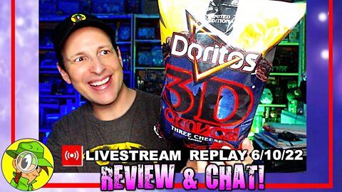 Doritos® 🔺 3D CRUNCH THREE CHEESE Review 🧀 Livestream Replay 6.10.22 ⎮ Peep THIS Out! 🕵️‍♂️