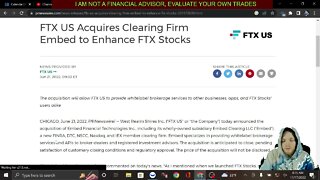 FTX owns who ? that is in bed with FINRA, DTC, NSCC, Nasdaq, and the IEX member clearing firm