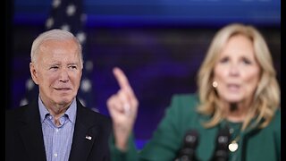 Joe and Jill Gaffe at WH Event, She Tries to Direct Joe Off Stage but It Goes South