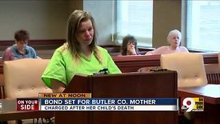 Bond set for Butler County mother charged in infant's death