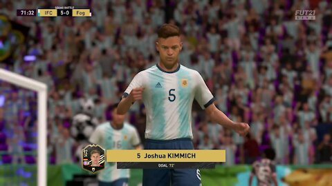 Fifa21 FUT Squad Battles - Joshua Kimmich first time finish