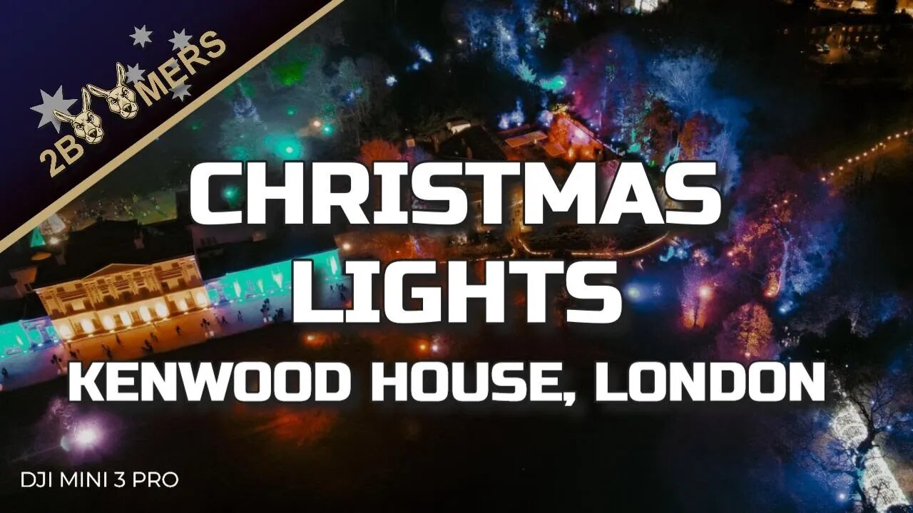 CHRISTMAS LIGHTS KENWOOD HOUSE HAMPSTEAD LONDON djimini3pro