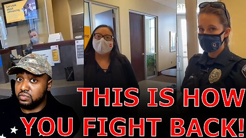 Wells Fargo FOLDS To BASED Woman REFUSING Mask Mandate After She Threatens To Withdraw ALL HER MONEY