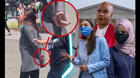 Fraud 'Squad' Uses Communist Fists to Break Imaginary Handcuffs