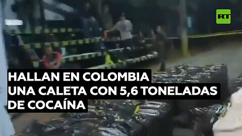 Golpe al Clan del Golfo: Hallan en Colombia una caleta con 5,6 toneladas de cocaína