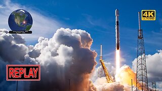 REPLAY [4K]: SpaceX Starlink 5-10 launch from the Cape (29 Mar 2022)