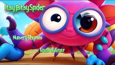 Itsy Bitsy Spider I Nursery Rhymes & Animal Song I Song for Children I Study & Story