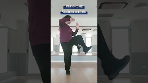 Tai Chi Forma 5 secciones, Patada de talón