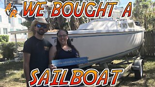 We bought a Catalina 22 Sailboat - Episode 7 (Apple and Rob)