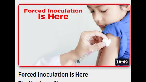 Forced Inoculation Is Here- Your employer can make you get the vaccine to come back to work