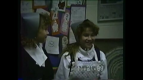 Christa McAuliffe Elementary (1989-11-21) Pilgrims [#theBACarchive #VHS #CME #lenexa]