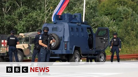 Kosovo and Serbia row over monastery gun battle - BBC News