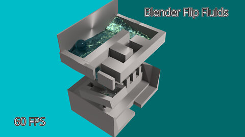 Blender Maze Fun Part 2(Flip Fluids)
