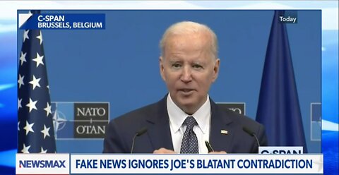 Biden Says Sanctions NEVER Deter and Fake News Covers for him