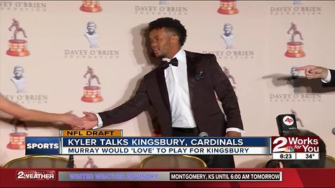 Kyler Murray "would love" being drafted #1 by Cardinals and Kliff Kingsbury