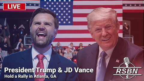 LIVE: President Trump and JD Vance Hold a Rally in Atlanta - 8/4/24