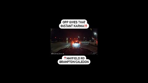 Police Give Instant Karma