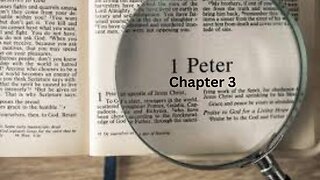1 PETER CH 3. Peter’s letter to persecuted Christians: How to endure suffering for faith in Christ.