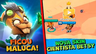 NOVA SKIN BETSY CIENTISTA LOUCA! GANHEI ELA GRÁTIS! ZOOBA