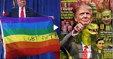 Psyop Pedophile Donald Trump: I Will Protect the Sick Satanic Perverse LGBTQIA+! [27.05.2024]