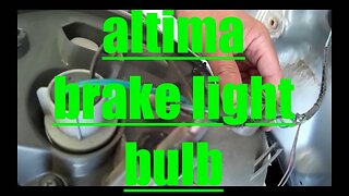 Helped My Neighbor Replace Rear Brake Light Bulb Nissan Altima √ Fix it Angel