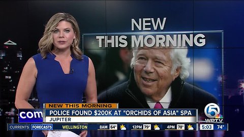 Police: Nearly $200K seized from Jupiter spa Patriots' owner Robert Kraft visited for sex