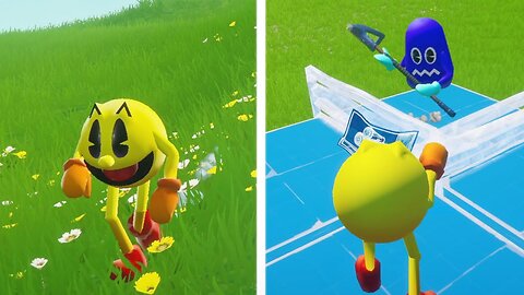 When Pac-Man Gets Added in Fortnite..