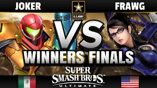 CE | Joker (Samus) vs Frawg (Bayonetta) - Winners Final U.S. Army Ultimate Challenge