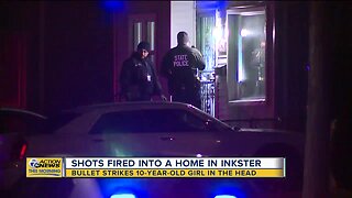 10-year-old girl shot in the head during drive-by shooting in Inkster