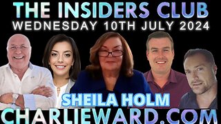 SHIEILA HOLM JOINS CHARLIE WARD INSIDERS CLUB 10TH JULY 2024 WITH MAHONEY, PAUL BROOKER & DREW DEMI