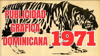 La PUBLICIDAD Gráfica DOMINICANA en 1971
