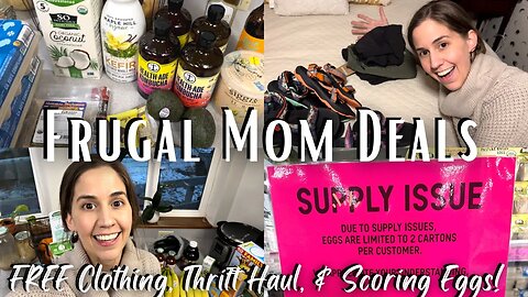 Frugal Everything! Thrift Hauls, Grocery Hauls, Free Clothing & Shoes Haul #frugalliving