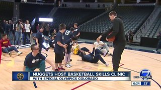 Nuggets share the court with Colorado's Special Olympic Athletes