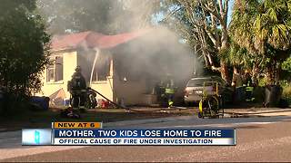 Home destroyed in fire