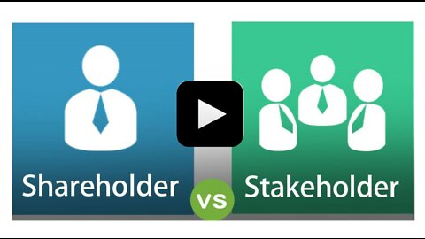 When Globalist talk Stakeholder vs Shareholder