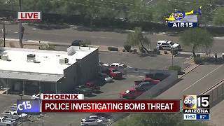 Police investigating bomb threat at City of Phoenix building