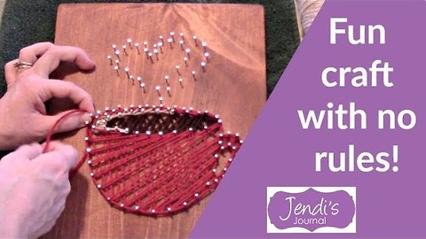 How To Make String Art | Pinterest Project