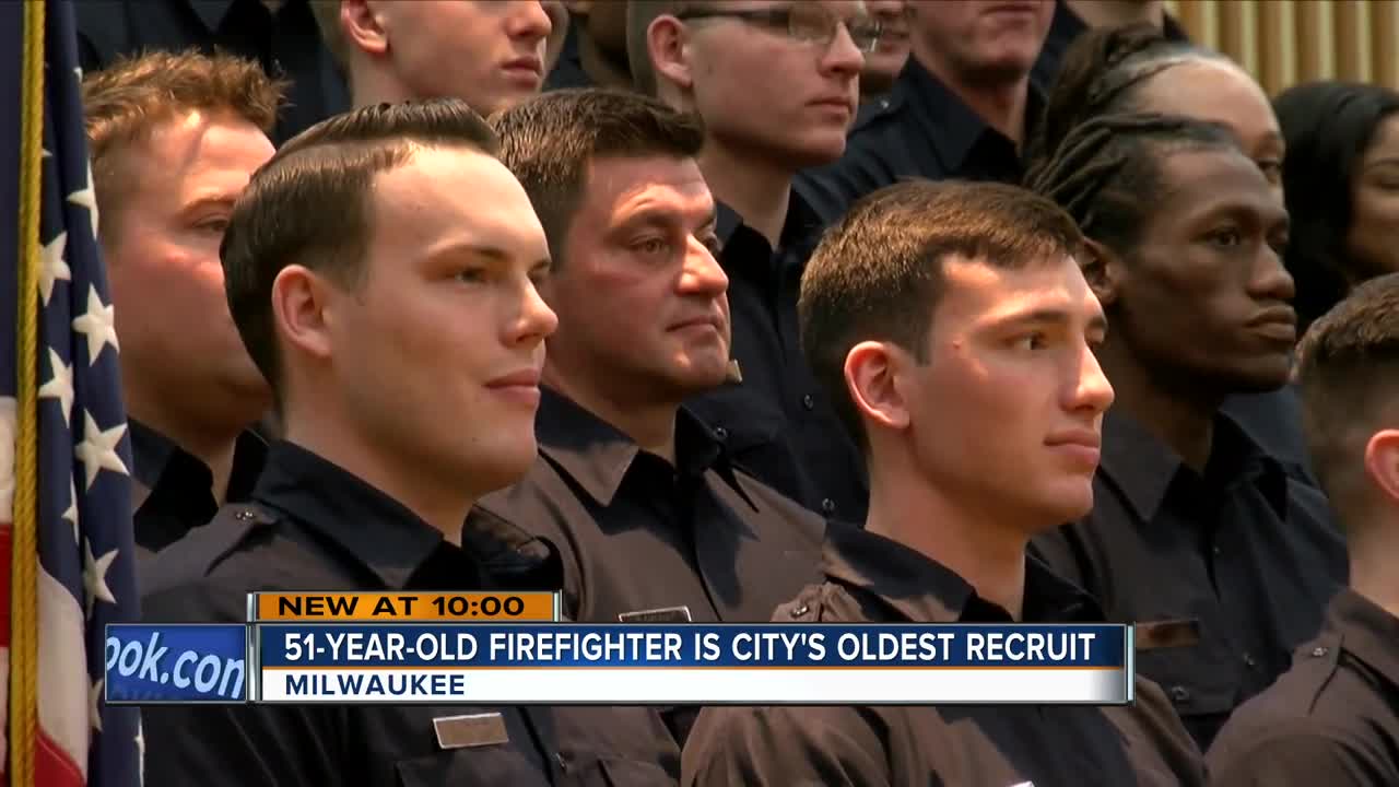 51-year-old firefighter is City's oldest recruit