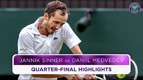 Daniil Medvedev vs Jannik Sinner / Highlights / Wimbledon 2024