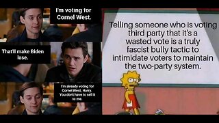 Blue Maga Are Having Mental Meltdowns & Use Cringe Voting Shame Tactics Against Dr. Cornel West